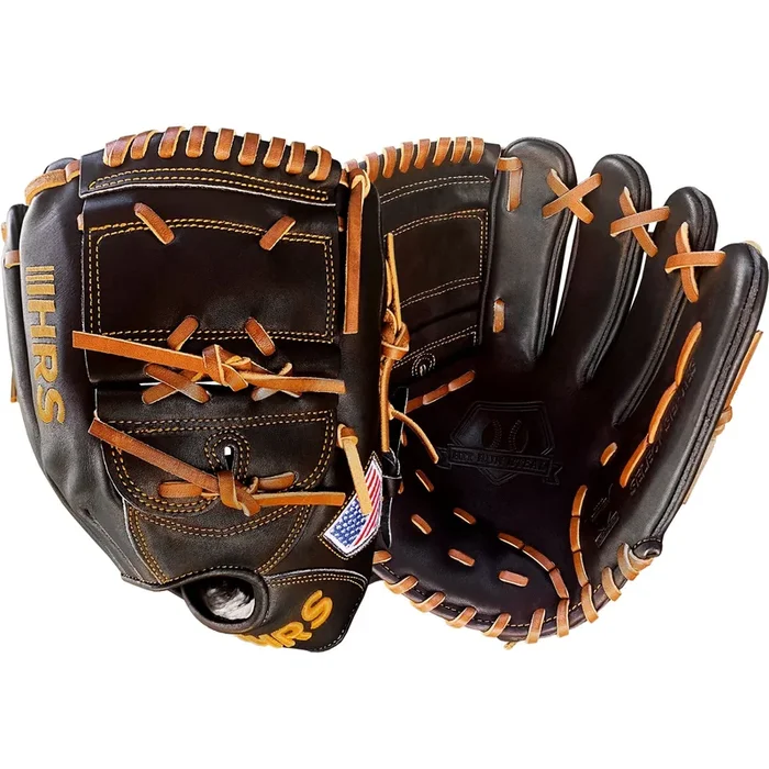12″ – Black with Tan Laces – Two Piece Closed Web