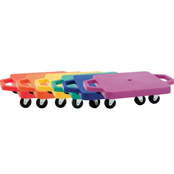 12″ Heavy Duty Scooters With Handles – Set Of 6