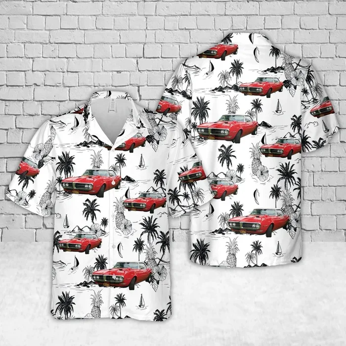 1968 Pontiac Firebird convertible 400 Ram Air Hawaiian Shirt – Fanshubus.com