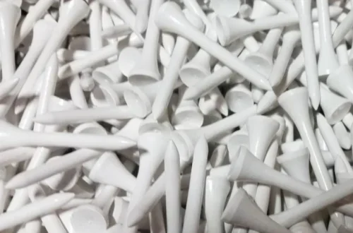 2 3/4″ White Wood Tees