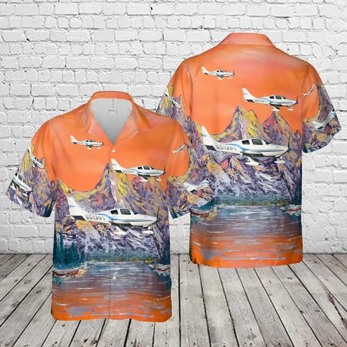 2009 Cessna 350 Corvalis LC-42 Aircraft Hawaiian Shirt – Fanshubus.com