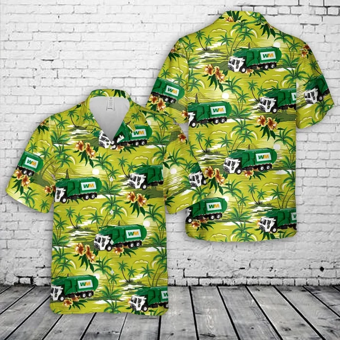 2020 Mack LR Refuse Truck – Waste Management Hawaiian Shirt – Fanshubus.com