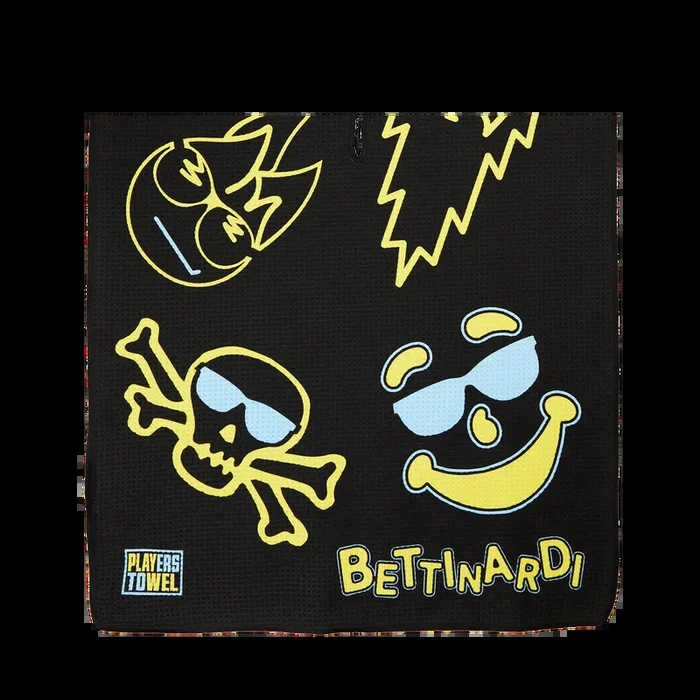 2020 PGA Show Multi-icon Players Towel (Yellow/Sky Blue