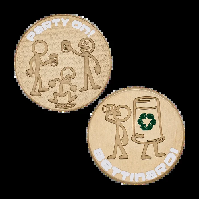 2021 Party On! Brass Ball Marker