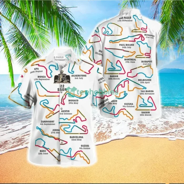 2022 Formula 1 Calendar Hawaiian Shirt Best Style For Men Women – Fanshubus – Fanshubus.com