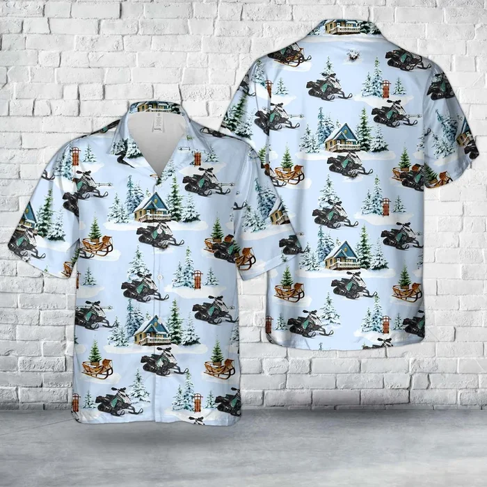 2023 Polaris 650 Switchback Assault 146 snowmobile Hawaiian Shirt – Fanshubus.com