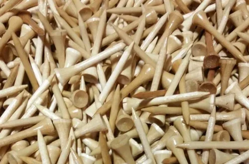 3 1/4″ Natural Wood Tees