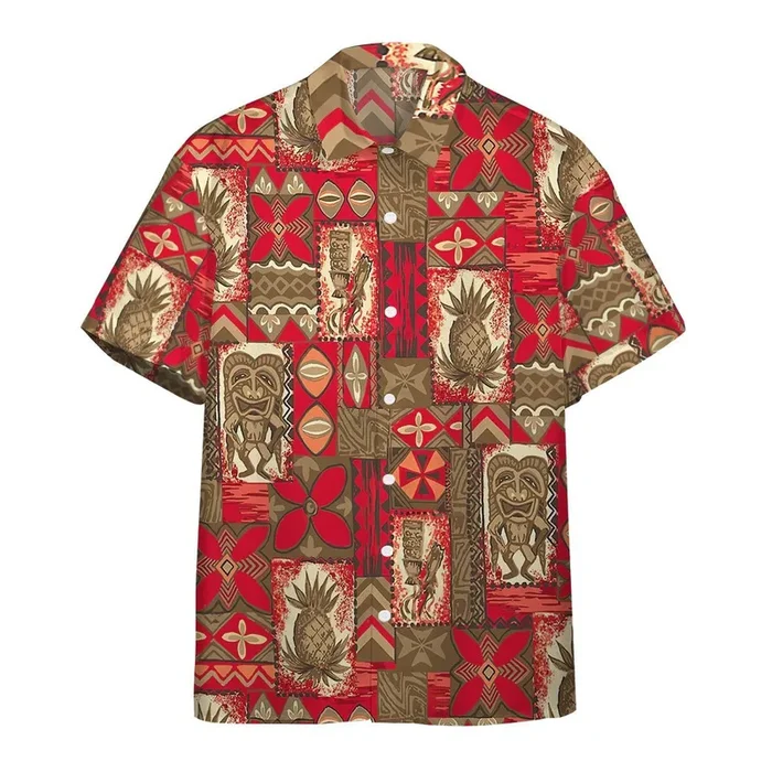 3D Tiki Tiki Hawaiian Vintage Custom Hawaii Shirt- For men and women – Fanshubus – Fanshubus.com