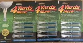 4 Yards More Golf Tees 3 Pack,