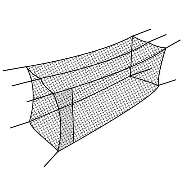#42 Twisted Poly Batting Cage Net: 12’H x 14’W x 55’L