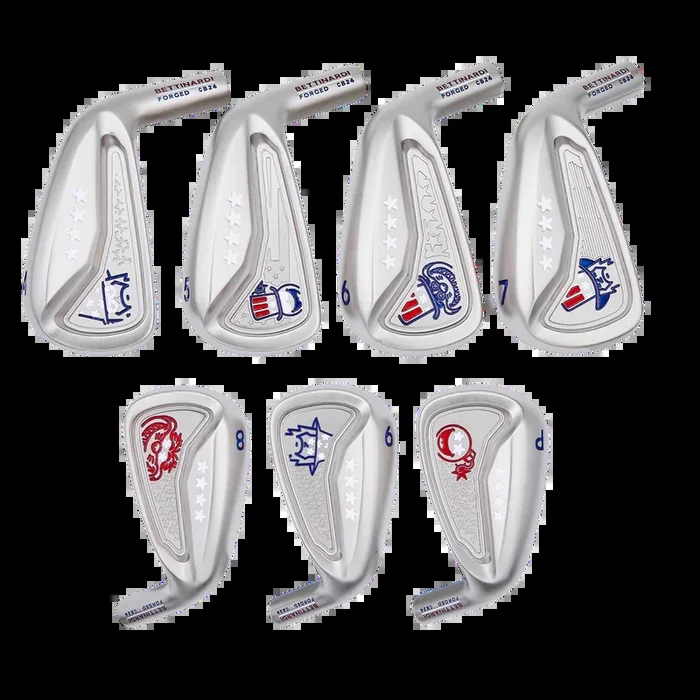4th of July Multi Icon Satin Nickel CB24 Iron Set (4-PW)