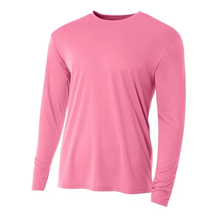 A4 Men’s Cooling Performance Long Sleeve Crew