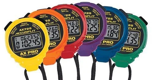 ACCUSPLIT AX725 PRO 16 MEMORY Stopwatches | Set of 6