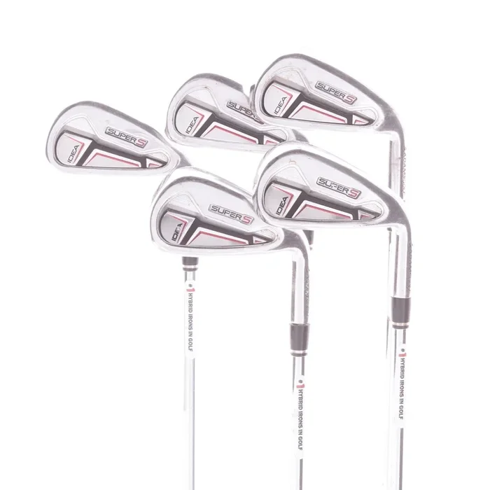 Adams Golf idea Super S Steel Men’s Right Hand Irons 5-9 Regular – KBS Tour 90