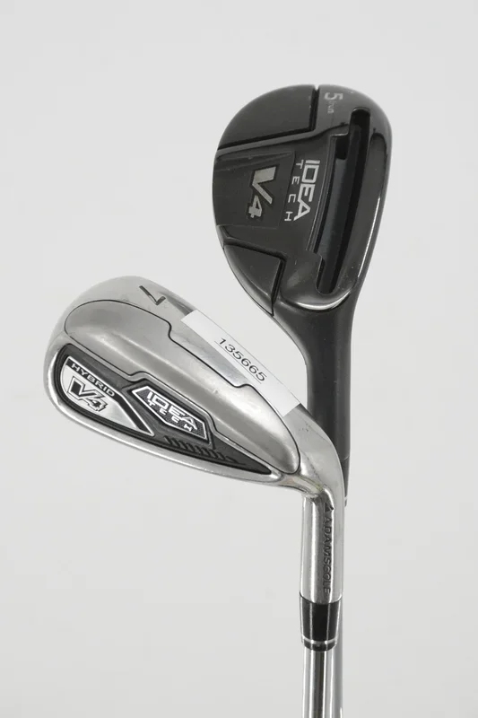 Adams Idea Tech V4 Hybrid 4H-6H, 7-GW Iron Set S Flex +0.75″