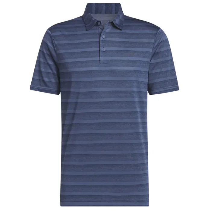 adidas 2 Colour Stripe Polo Shirt – Collegiate Navy/Preloved Ink