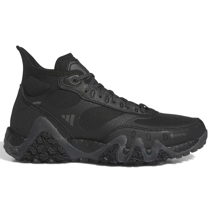 adidas Adicross Gore-Tex Spikeless Waterproof Shoes – Core Black/Dark Silver Metallic/Grey Five