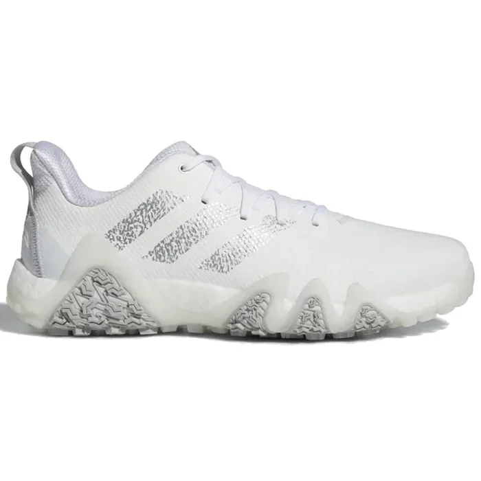 adidas CodeChaos 22 Spikeless Shoes – Cloud White/Silver Metallic/Grey Two