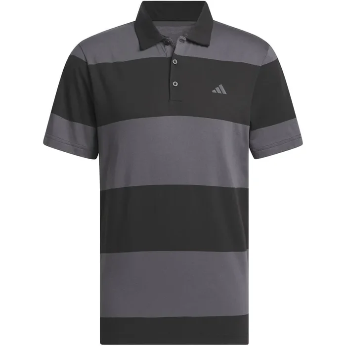 adidas Core Block Polo Shirt – Black/Grey Six