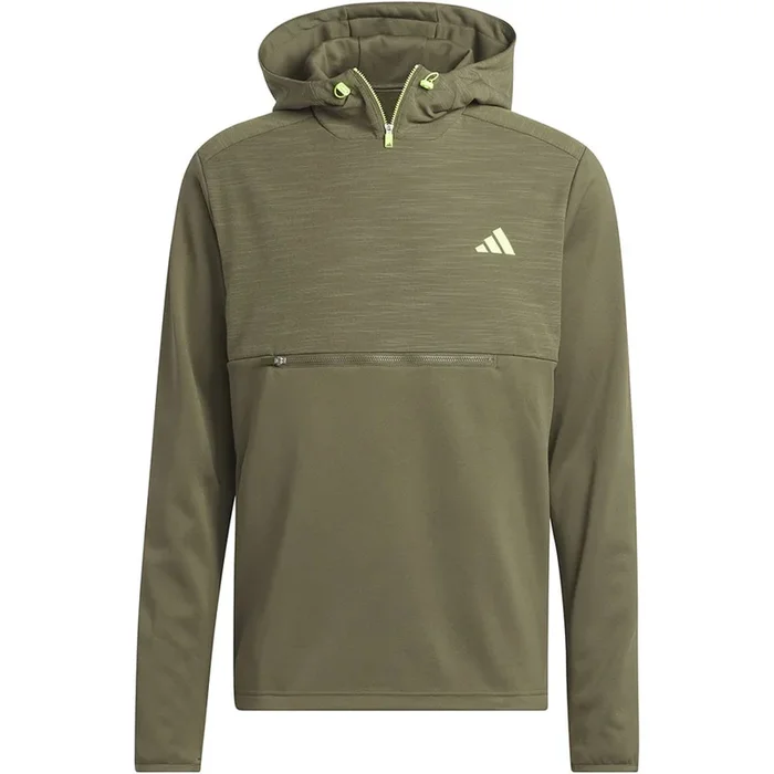 adidas Hooded Texture Anorak – Olive Strata