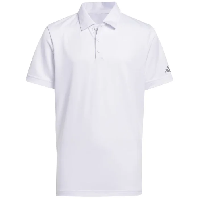 adidas Junior Boys Performance Polo Shirt – White