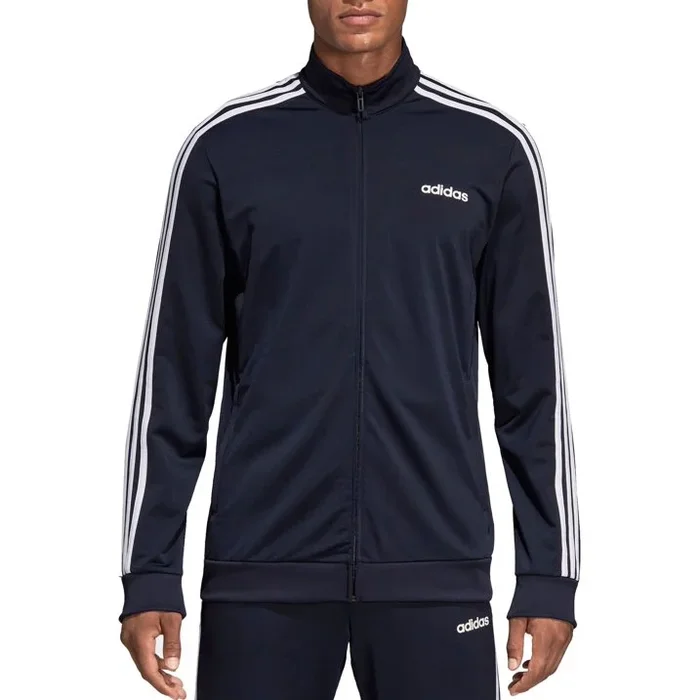 adidas Men’s Essentials 3 Stripes Tricot Track Jacket