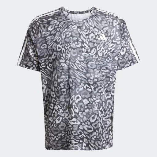 adidas Men’s Own The Run 3-Stripes T-Shirt