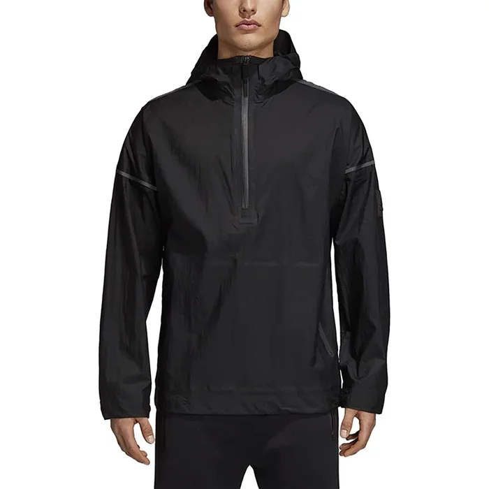 Adidas Men’s Quarter Zip Anorak Jacket Black