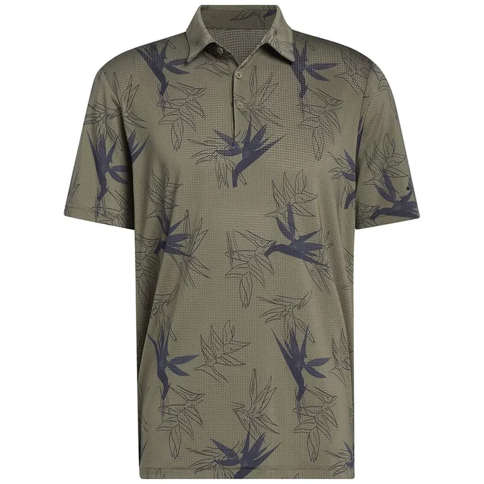 adidas Oasis Mesh Polo Shirt – Olive Strata