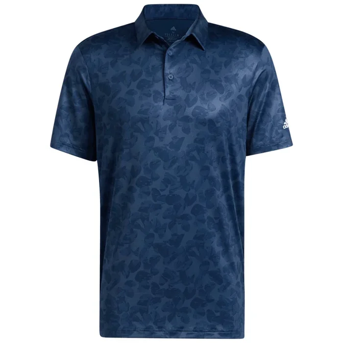 adidas Prisma Print Polo Shirt – Crew Navy/Night Indigo