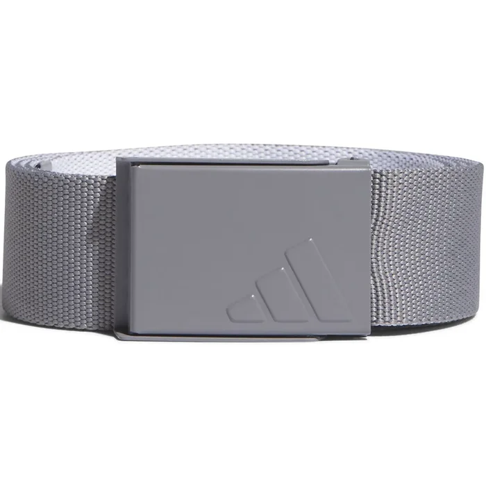 adidas Reverse Web Belt – Grey Three/White