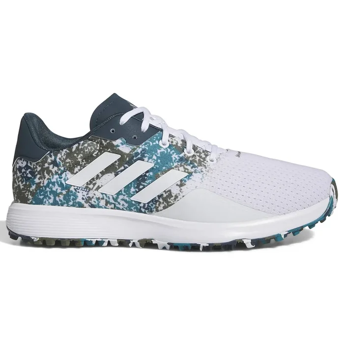 adidas S2G Spikeless 23 Shoes – White/Matte Silver/Arctic Night
