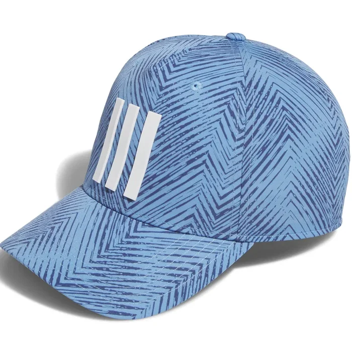 adidas Tour 3 Stripe Cap – Semi Blue Burst