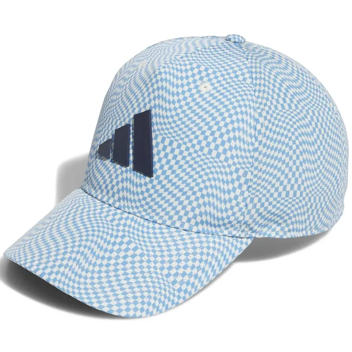 adidas Tour Print Snapback Cap – Semi Blue Burst/Ivory