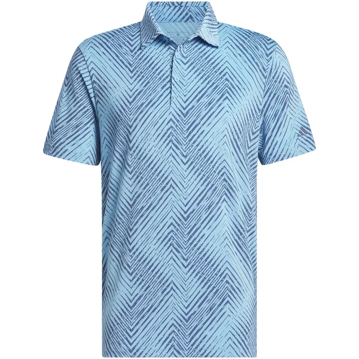 adidas Ult365 All Over Polo Shirt – Semi Blue Burst/Preloved Ink