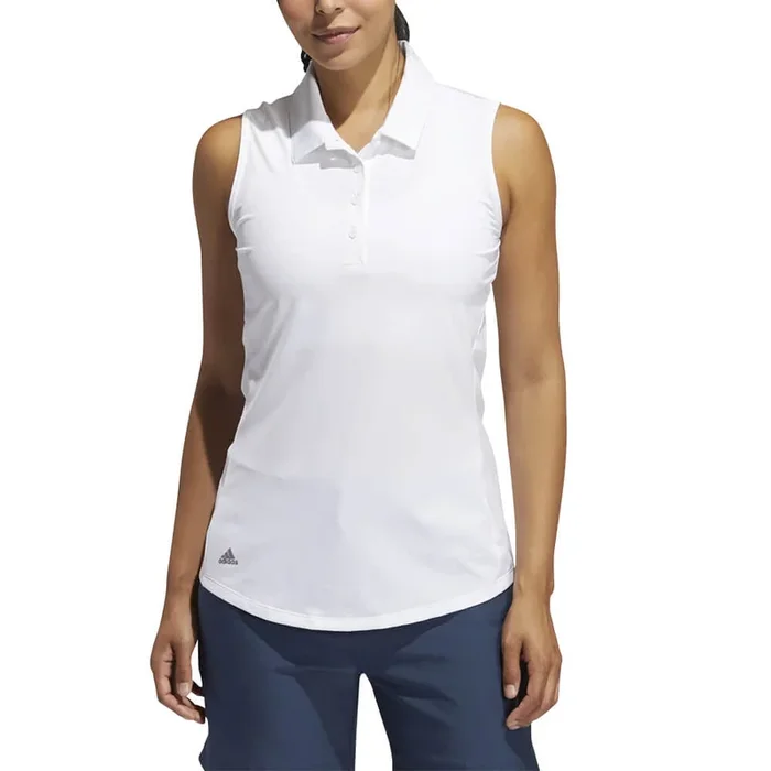 Adidas Ultimate 365 Solid Golf Polo White – SS21 Women