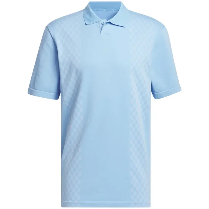adidas Ultimate 365 Tour Primeknit Polo Shirt – Semi Blue Burst