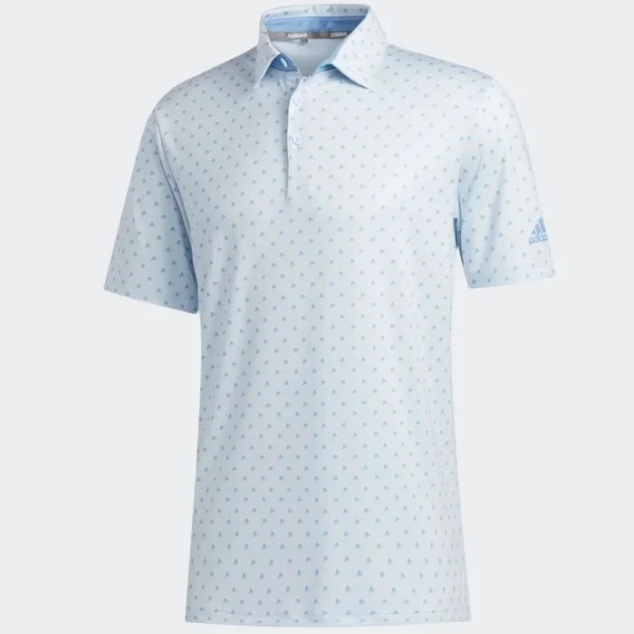 adidas Ultimate365 Badge Of Sport Polo Shirt – Sky Tint/Light Blue