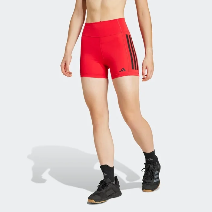 adidas Women’s Optimé 3-Stripes 1/4 Shorts