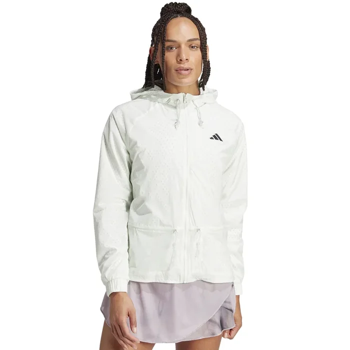 adidas Women’s Semi Transparent Full-Zip Tennis Jacket