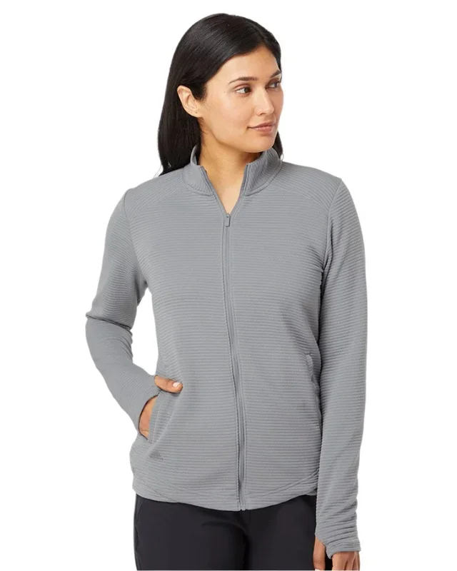 Adidas Women’s Textured Full-Zip Jacket