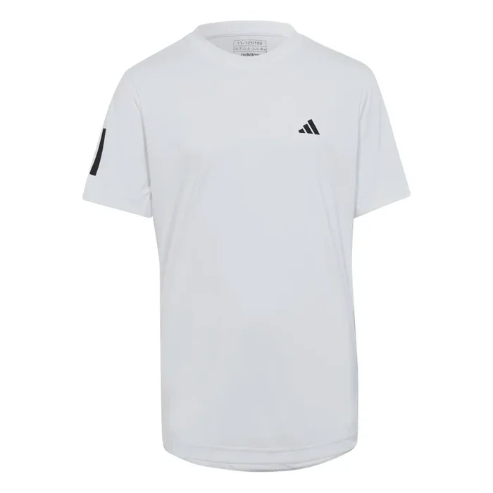 adidas Youth Club Tennis 3-Stripe T-Shirt