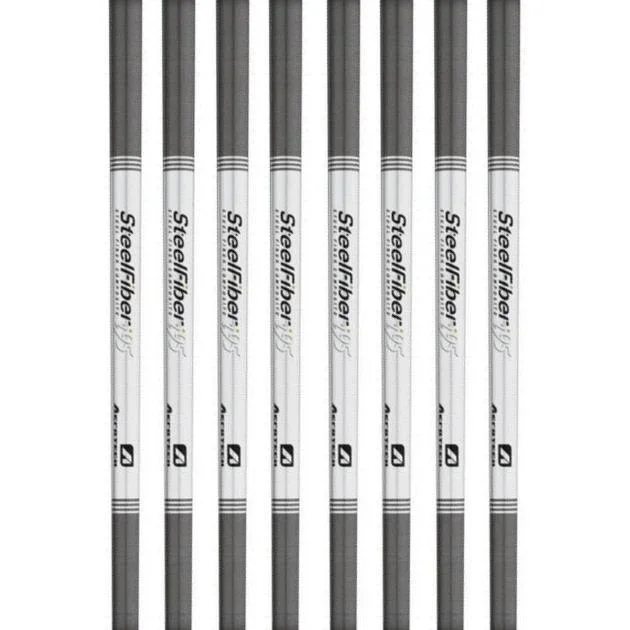 Aerotech SteelFiber Iron Parallel Shaft (0.370″ tip) – 8pcs Bundle Set (#3-PW)