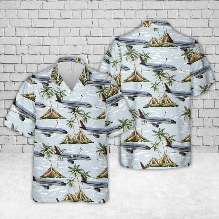 Airlines A320 Neo Flower Livery Hawaiian Shirt- For men and women – Fanshubus – Fanshubus.com