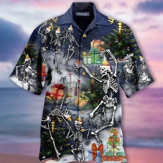 All My Skeletons Out For Dancing Hawaiian Shirt- For men and women – Fanshubus – Fanshubus.com