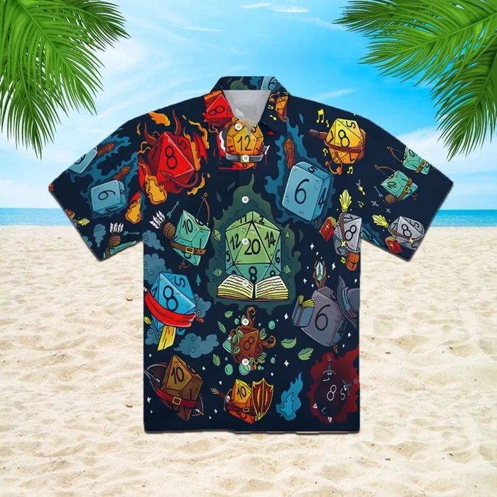 Aloha Shirts Amazing Dice Hawaiian Shirt – Fanshubus.com