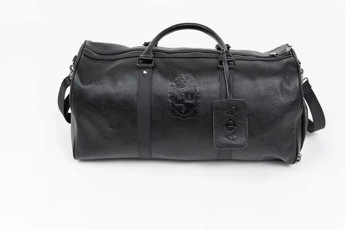 Alpha Phi Alpha Black Duffle Bag