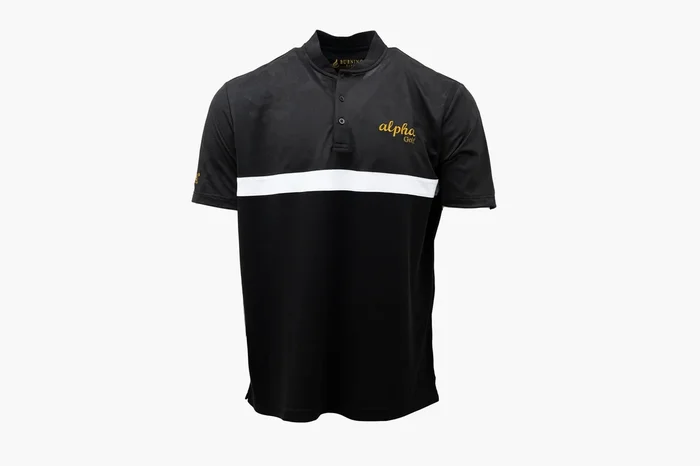 Alpha Phi Alpha Collarless Shirt Black/White