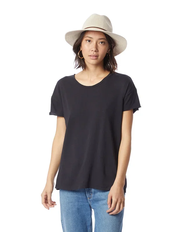 Alternative Ladies’ Rocker Garment-Dyed Distressed T-Shirt
