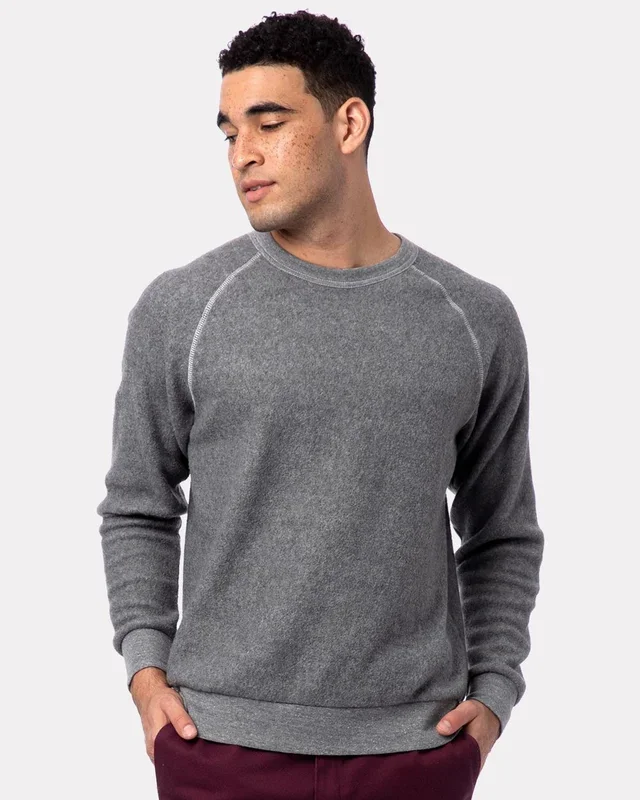 Alternative Men’s Eco-Teddy Champ Crewneck Sweatshirt